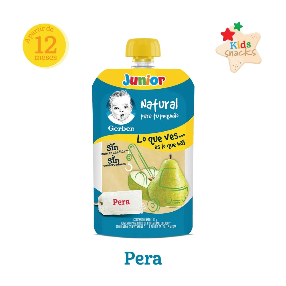 Gerber Flexipack Junior Pera C/110 g