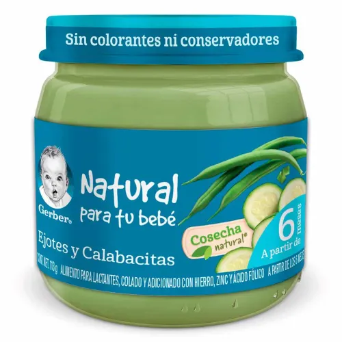 Gerber Etapa 2A Ejotes y calabacitas C/113 g