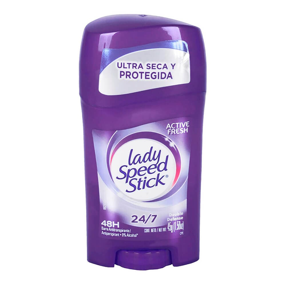 Desodorante en Barra Lady Speed Stick Active Fresh C/45 g