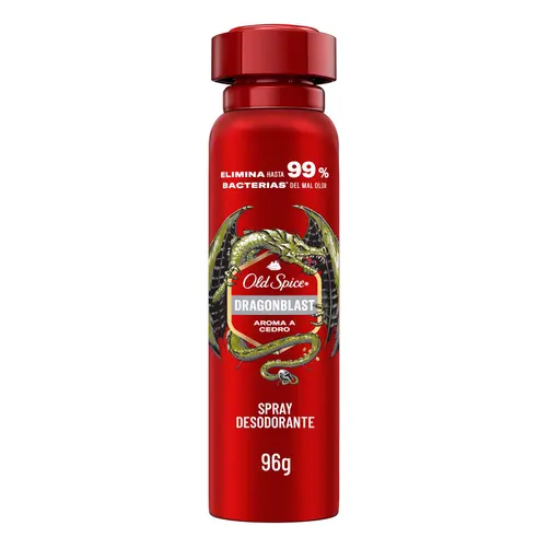 Desodorante Old Spice en Aerosol Dragonblast C/96 g
