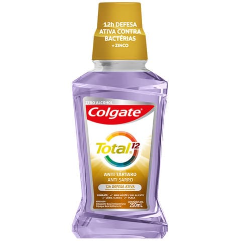 Enjuague Bucal Colgate Total 12 Anti sarro C/250 mL