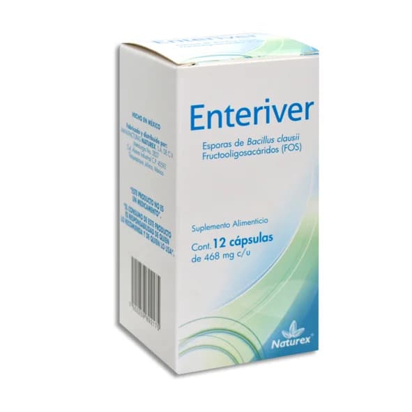 Enteriver 468 mg C/12 Caps