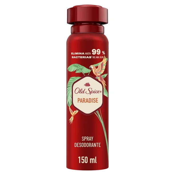 Desodorante Old Spice en Aerosol Paradise C/96 g