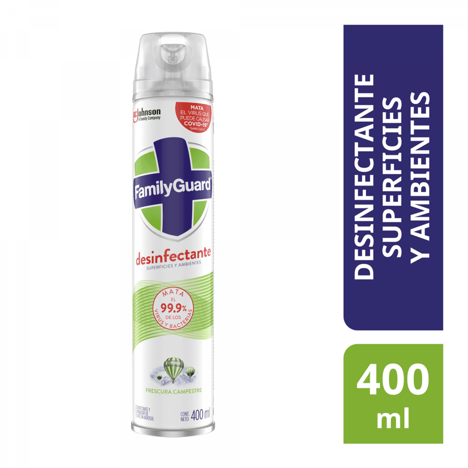 Family Guard Desinfectante Frescura Campestre C/400 mL