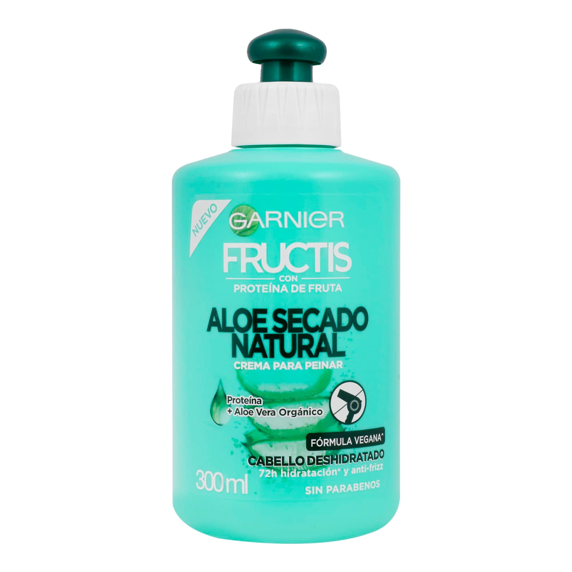 Crema para peinar FRUCTIS Aloe Secado Natural C/300 mL