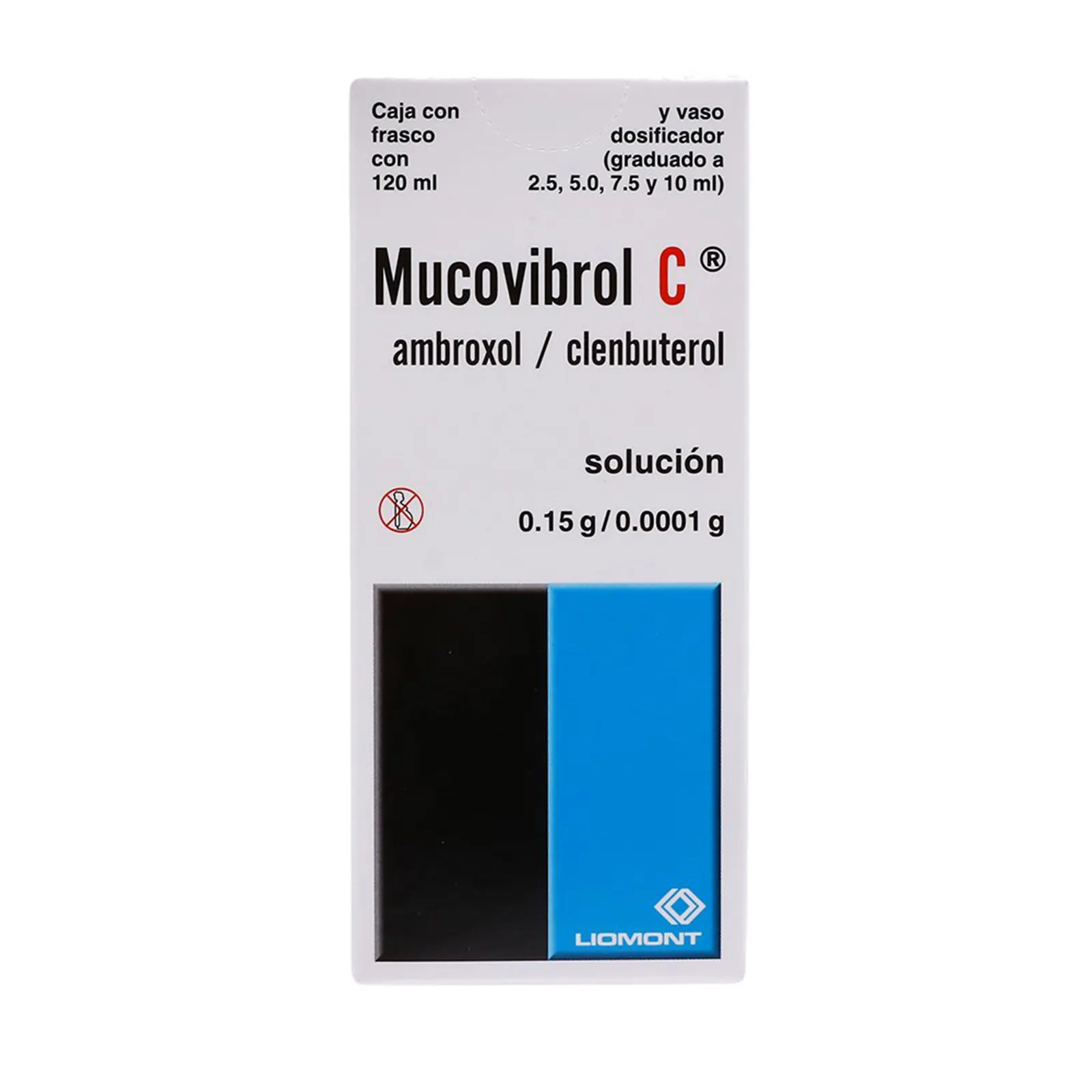 Ambroxol 0.15 g / Clenbuterol 0.0001 g MUCOVIBROL C C/120 mL