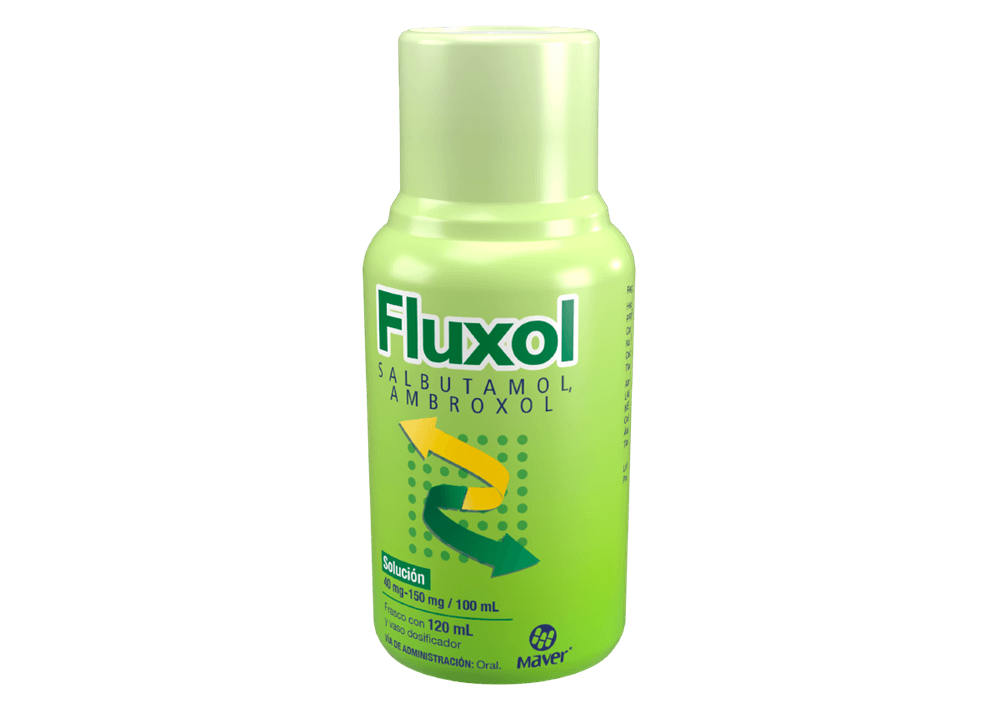 Salbutamol 40 mg / Ambroxol 150 mg FLUXOL C/120 mL