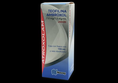 Teofilina 1.5 mg / Ambroxol 7 mg / 1 mL ATROXOLAM C/150 mL