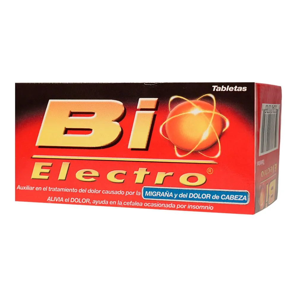 Acetilsalicílico 250 mg / Paracetamol 250 mg / Cafeína 65 mg BIOELECTRO C/24 Tabs