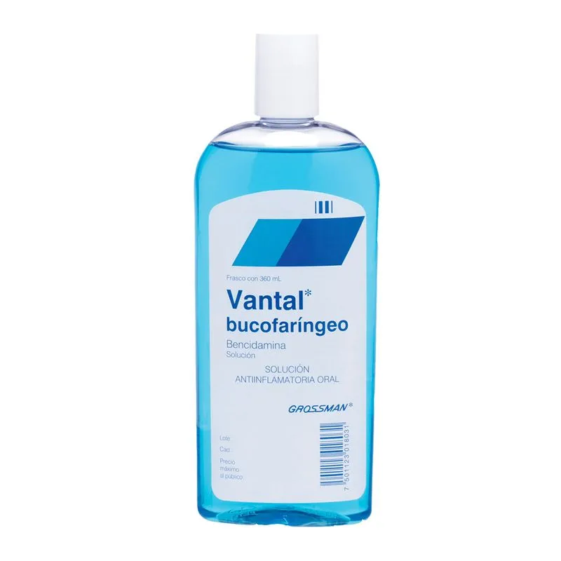 Bencidamina VANTAL Bucofaríngeo C/360 ML
