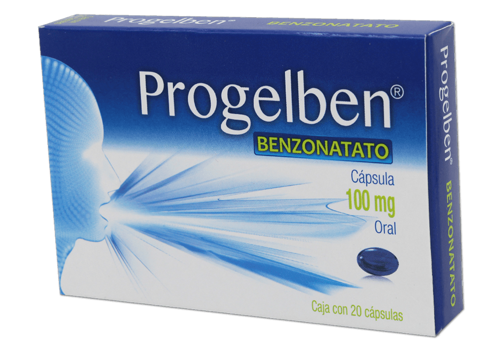 Benzonatato 100 mg PROGELBEN C/20 Caps