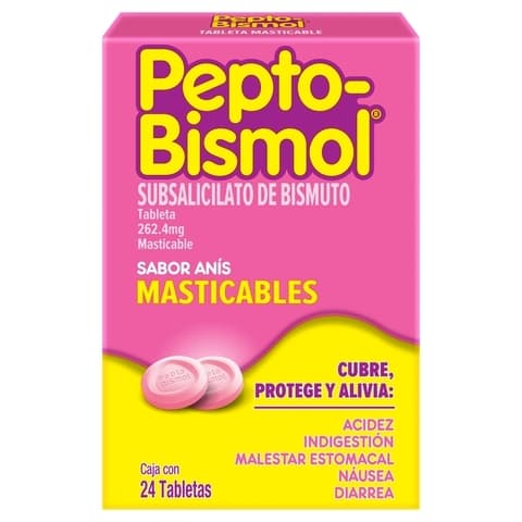 Bismuto PEPTOBISMOL Original C/24 Tabs