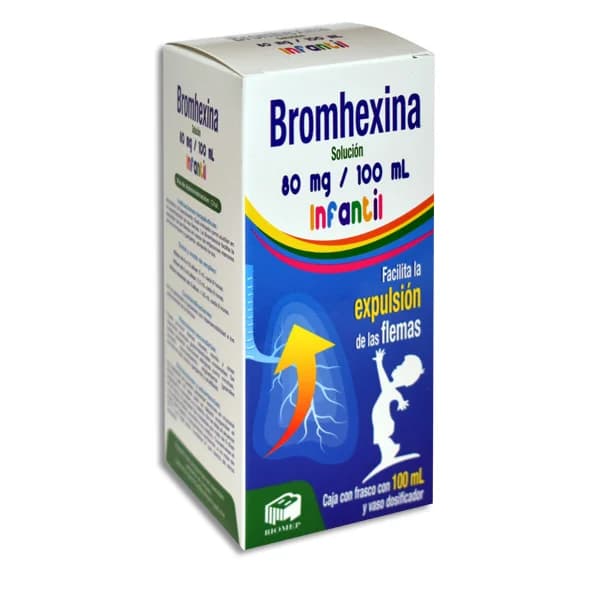 Bromhexina 80 mg / 100 mL BIOMEP Infantil C/100 mL
