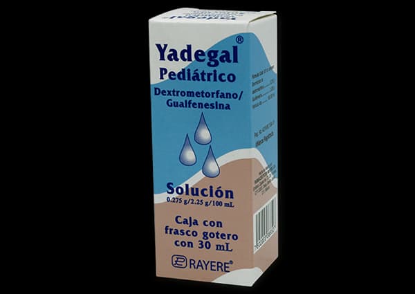 Dextrometorfano 2.25 g / Guaifenesina 0.275 g / 100 mL YADEGAL Ped C/30 mL