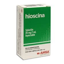 Hioscina 20 mg / 1 mL AMSA C/3 Amp