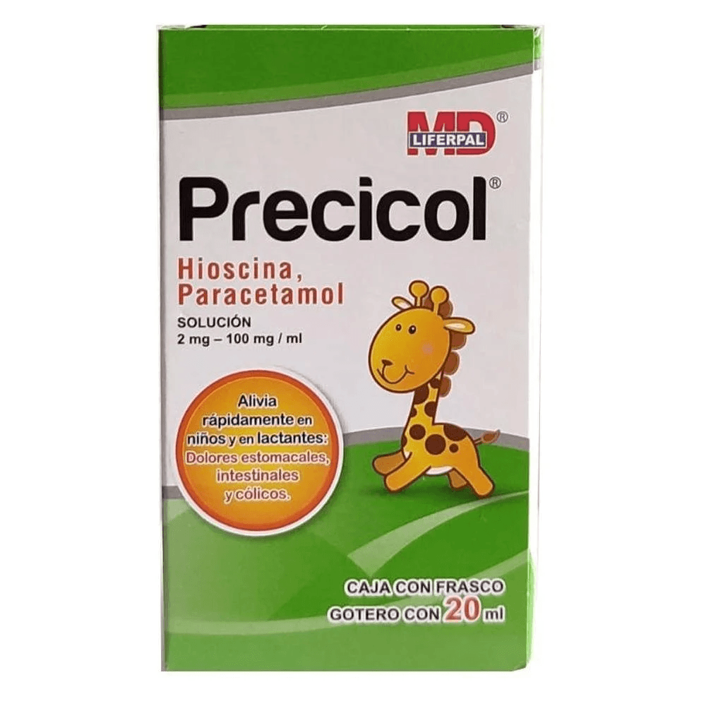Hioscina 2 mg / Paracetamol 100 mg PRECICOL Sol C/20 mL
