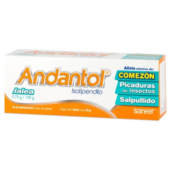 Isotipendilo 0.75 g / 100 g ANDANTOL C/25 g