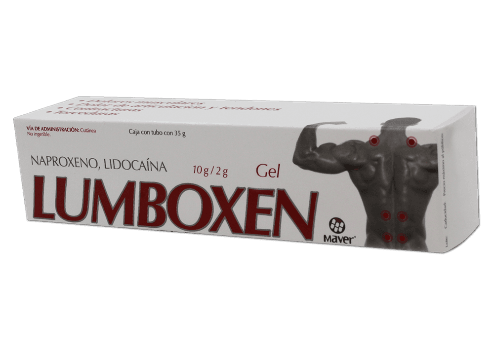 Naproxeno 10 / Lidocaina 2g LUMBOXEN C/35 g