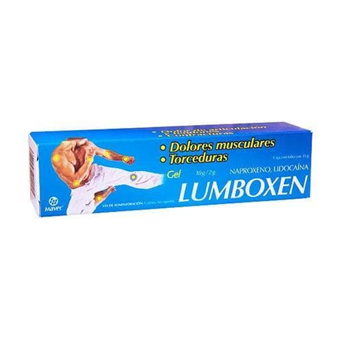 Naproxeno 10 / Lidocaina 2g LUMBOXEN azul C/35 g