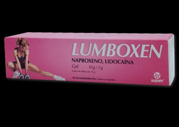 Naproxeno 10 / Lidocaina 2g LUMBOXEN rosa C/35 g