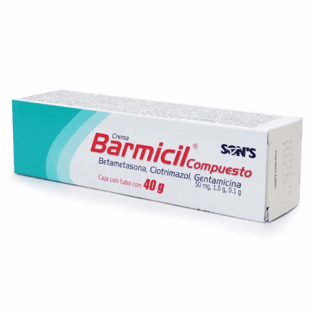 Betametasona 50 mg / Clotrimazol 1 g / Gentamicina 0.1 g / 100 g BARMICIL C/40 g