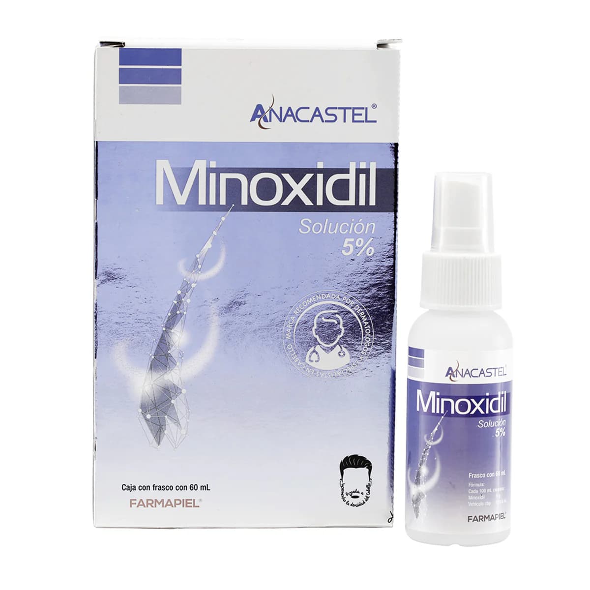 Minoxidil 5% C/60 mL