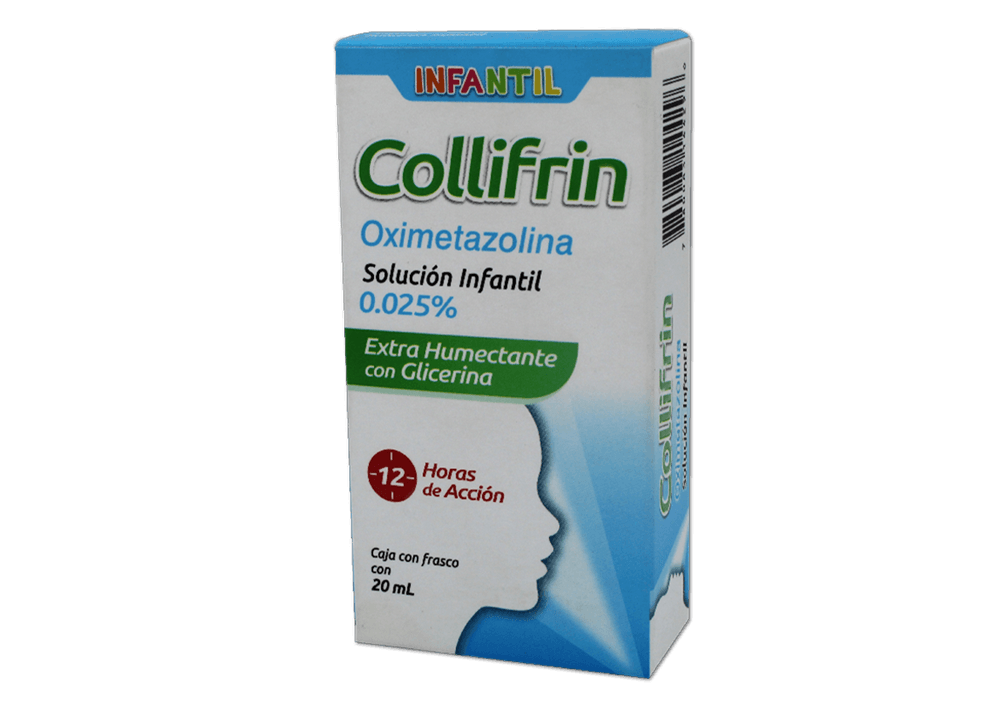 Oximetazolina 0.025% COLLIFRIN Infantil C/20 mL