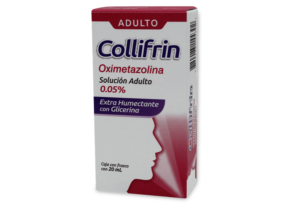 Oximetazolina 0.05% COLLIFRIN Adulto C/20 mL
