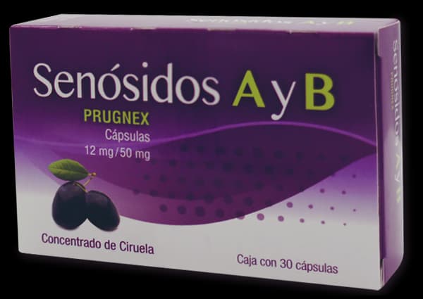 Senosidos A-B de Ciruela 12 /50 mg PRUGNEX C/30 caps