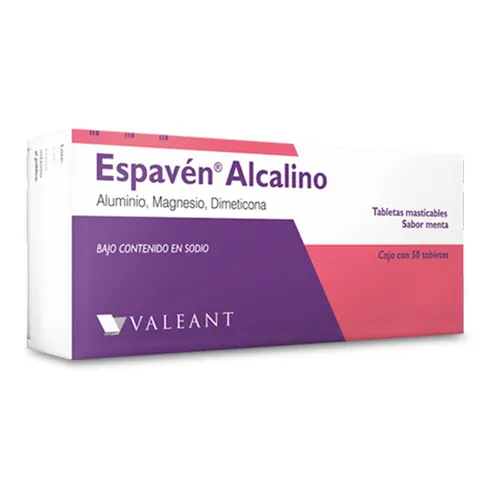 Espaven Alcalino 300 Mg 50 Tabletas