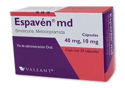 Simeticona 40 mg / Metoclopramida 10 mg ESPAVEN MD C/20 Caps