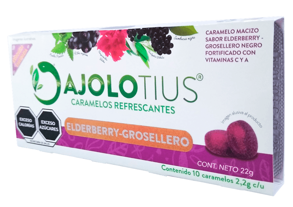 Pastillas Ajolotius Eldelberry-Grosella C/10 Piezas