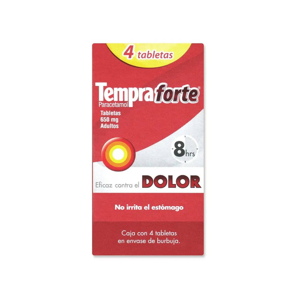 Paracetamol 650 mg TEMPRA FORTE C/4 Tabs