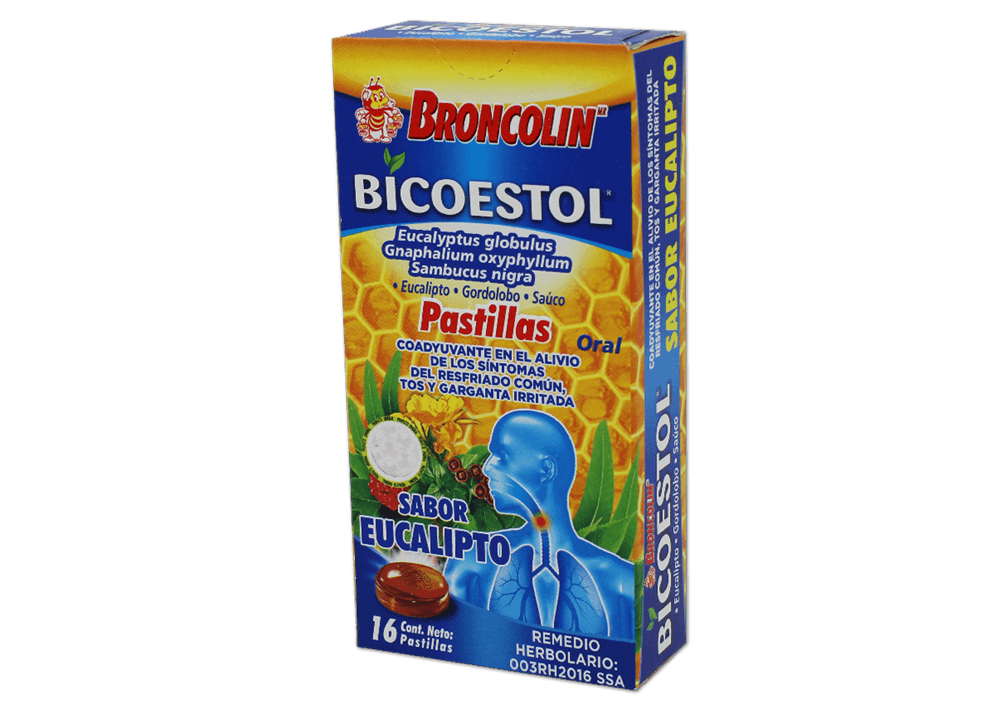 BICOESTOL Sabor Eucalipto C/16 Past