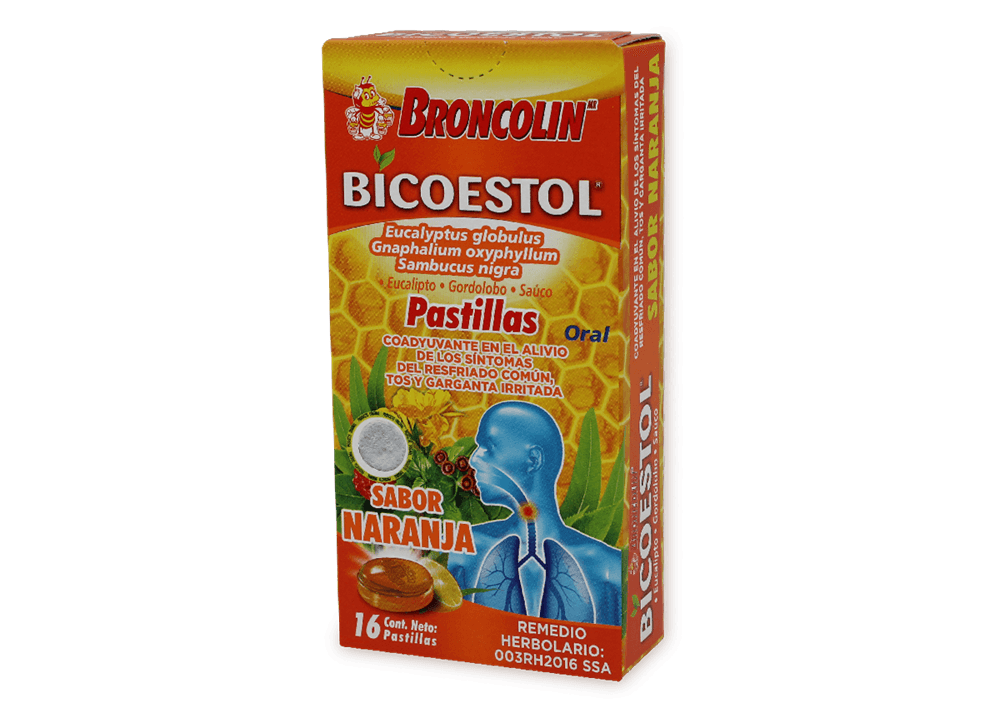 BICOESTOL Sabor Naranja C/16 Past