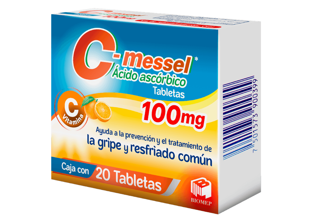 C-MESSEL (Acido Ascórbico) 100 mg C/20 Tabs