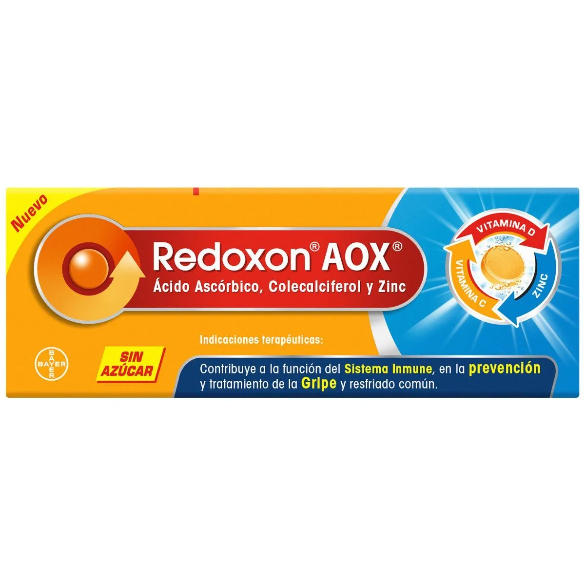 Redoxon AOX (Acido Ascórbico) 1000 mg C/10 Tabs