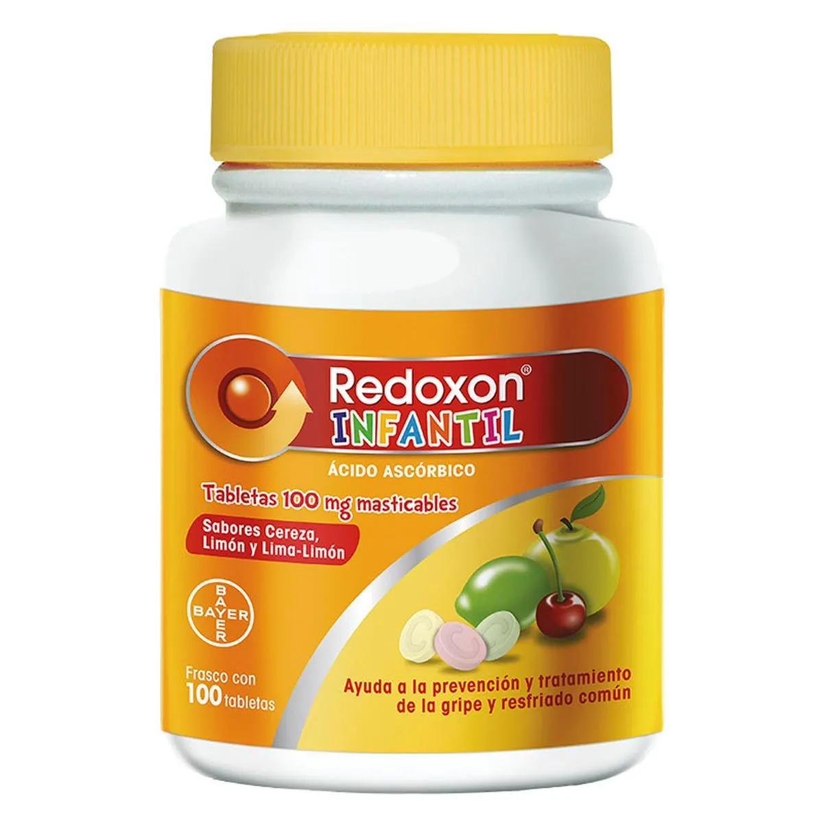 Redoxon Infantil (Acido Ascórbico) C/100 Tabs