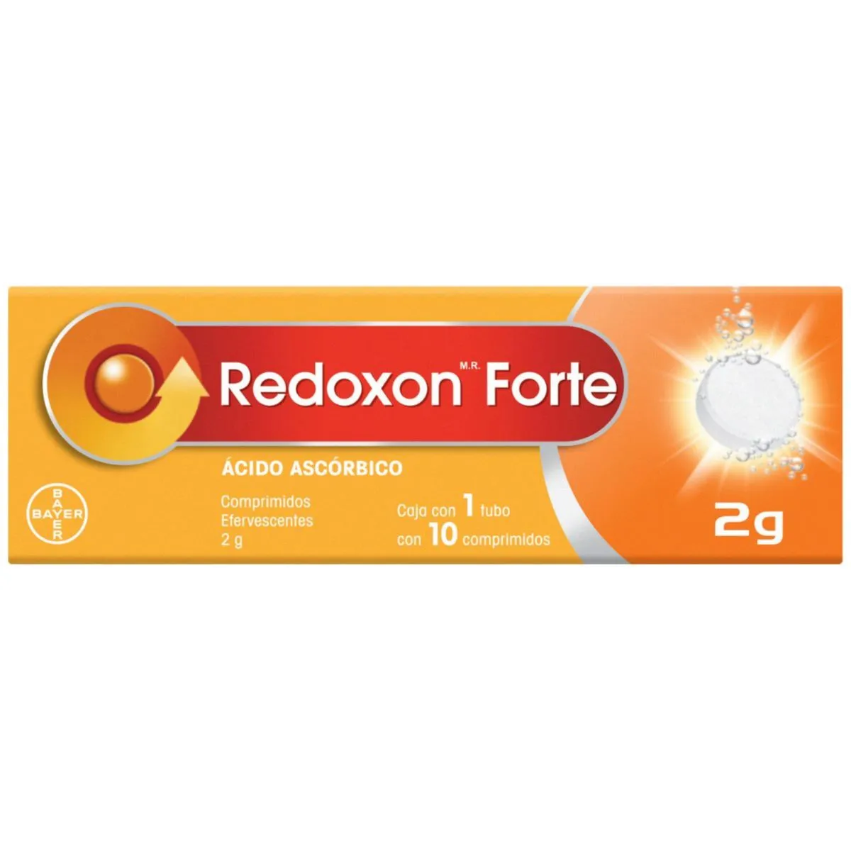 Redoxon Forte 2 G Comprimidos Efervescentes C/10