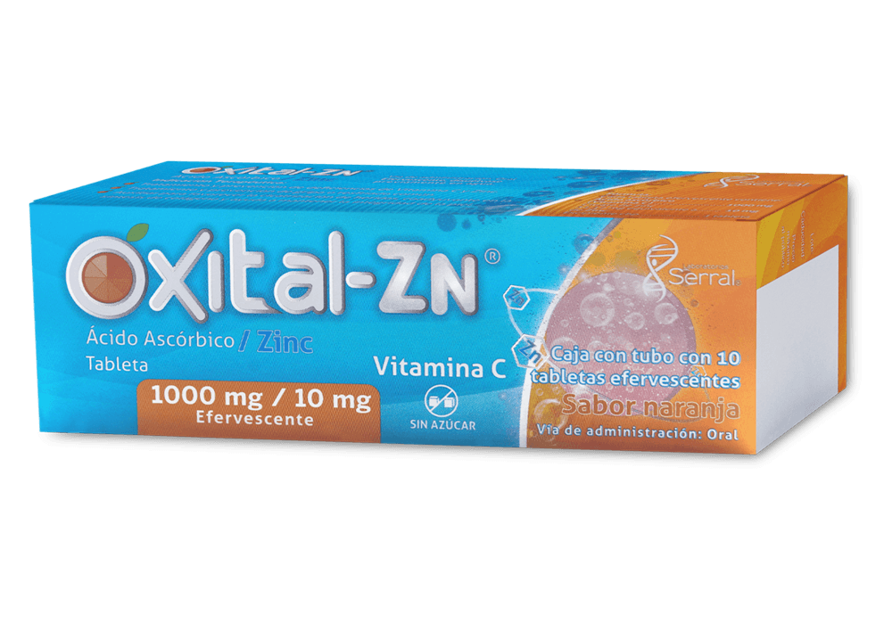Oxital-Zinc (Acido Ascórbico + ZINC) C/10 Tabs
