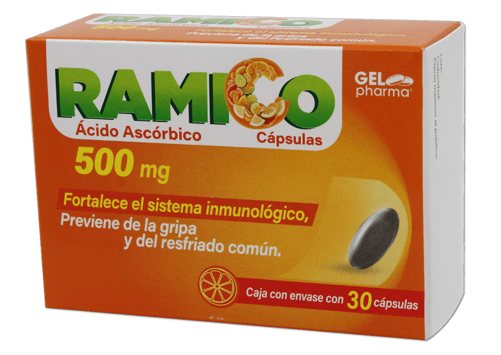RAMICO (Acido Ascórbico) 500 mg C/30 Caps