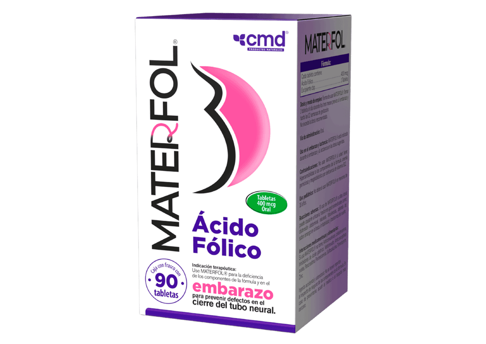 Materfol (Acido Folico 400 mcg) C/90 Tabs