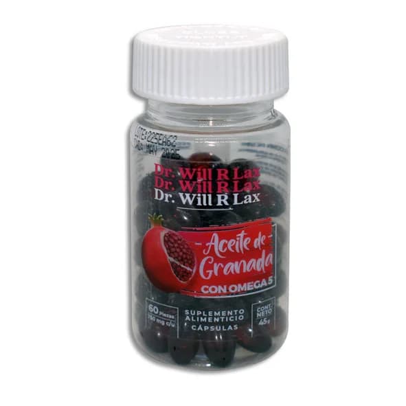 Aceite de Granada / Omega 5 Facial Dr Will R LAX C/60 Caps