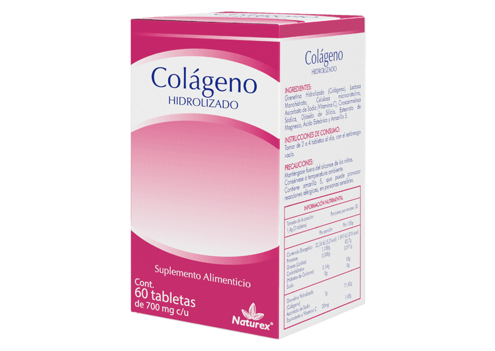 Colageno Hidrolizado NATUREX C/60 Tabs