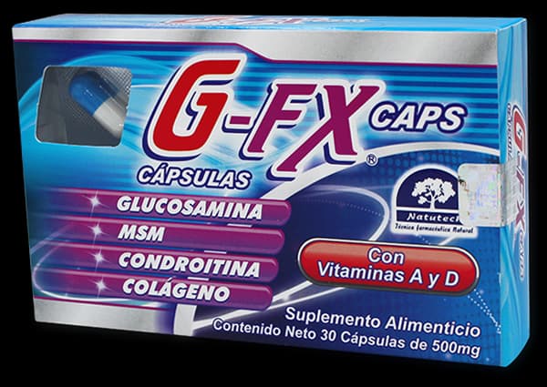 Glucosamina / MSM / Condroitina / Colageno G-FX C/30 Caps