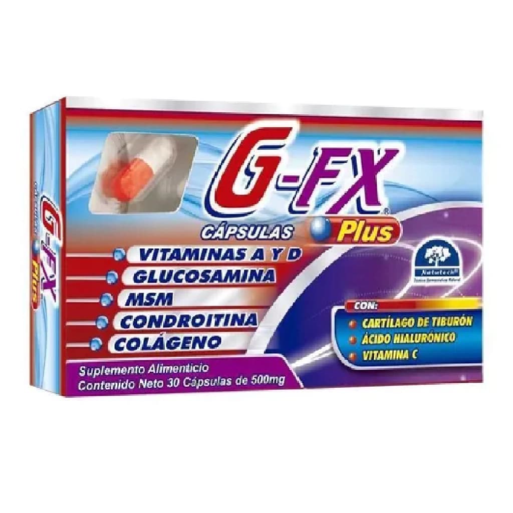 Glucosamina / MSM / Condroitina / Colageno G-FX PLUS C/30 Caps