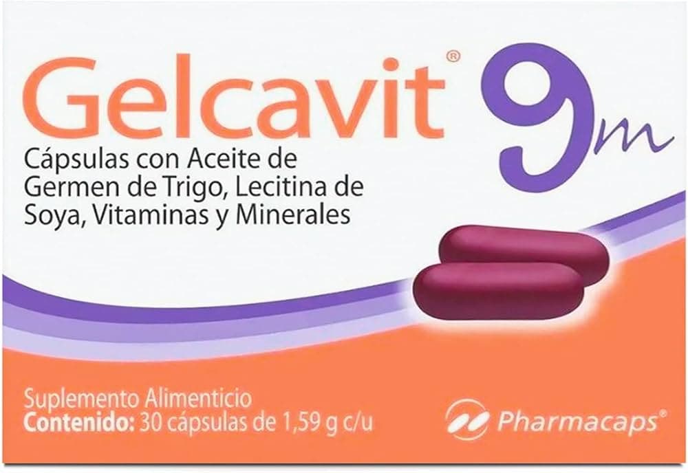 Vitaminas y Minerales / Aceite de Trigo / Soya GELCAVIT 9m C/30 Caps