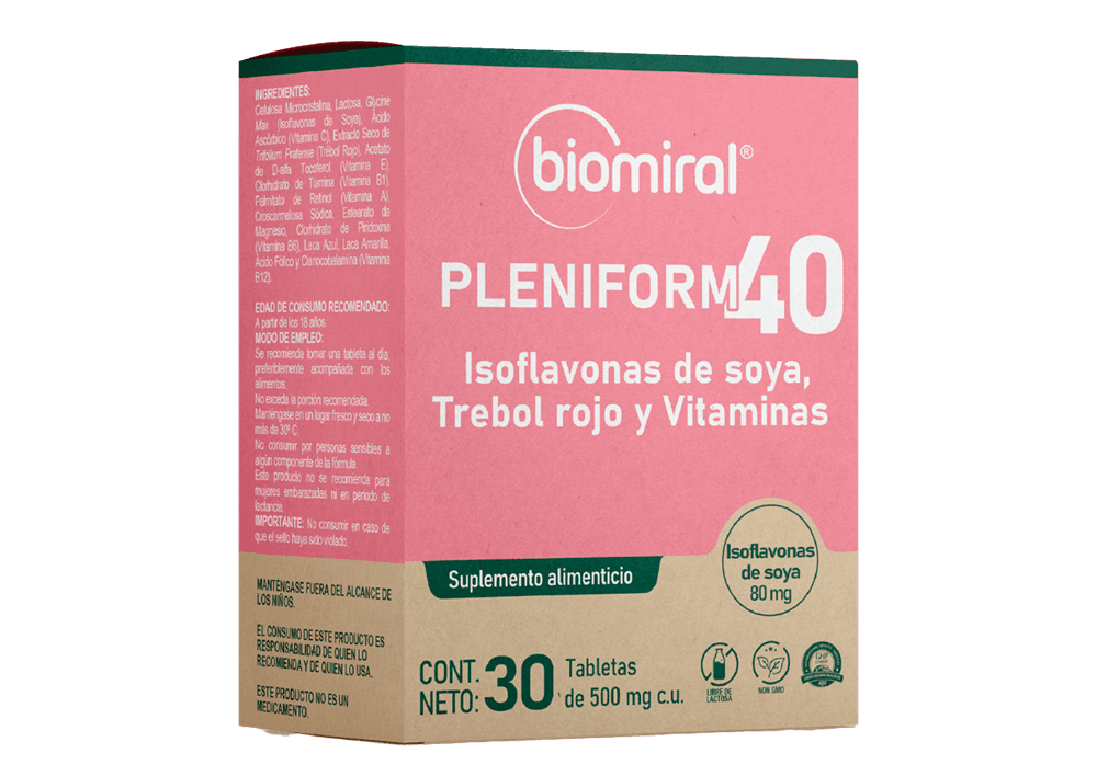 Isoflavonas de soya / Trebol rojo PLENIFORM 40 C/30 Tabs