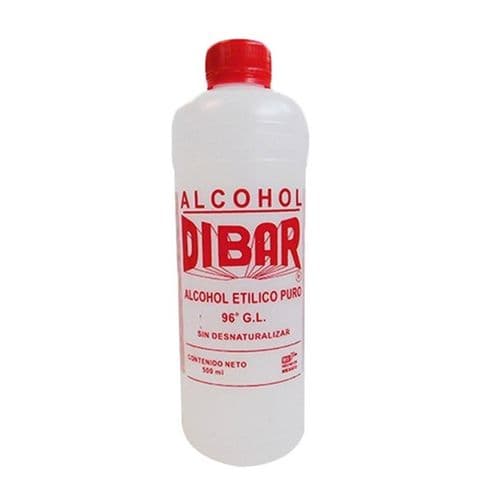 Alcohol Rojo 96º GL C/500 mL