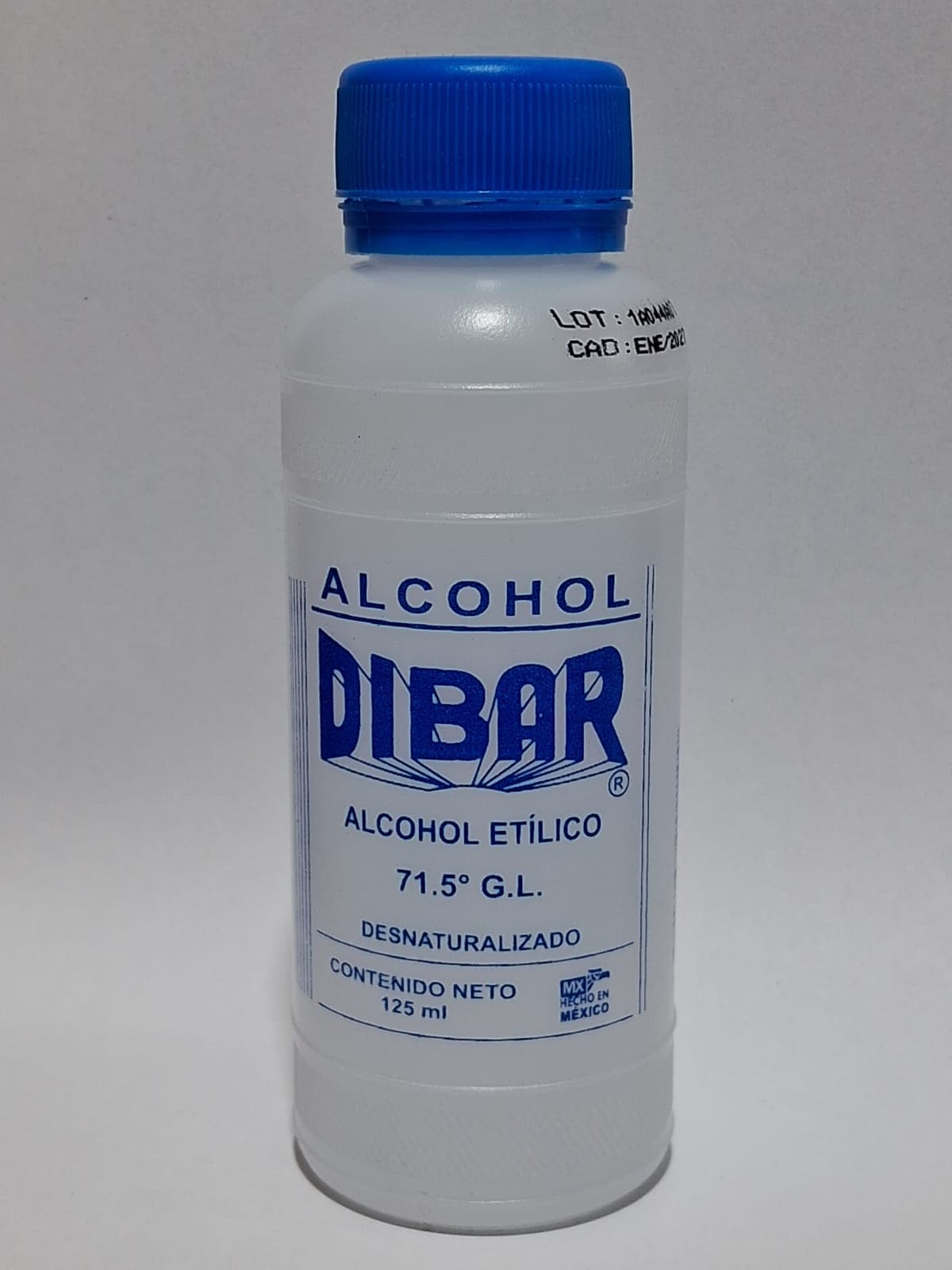 ALCOHOL DIBAR 71º GL C/125 mL
